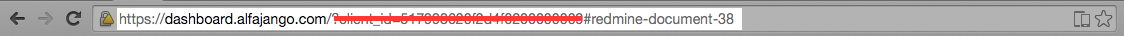 Client Dashboard Document URL