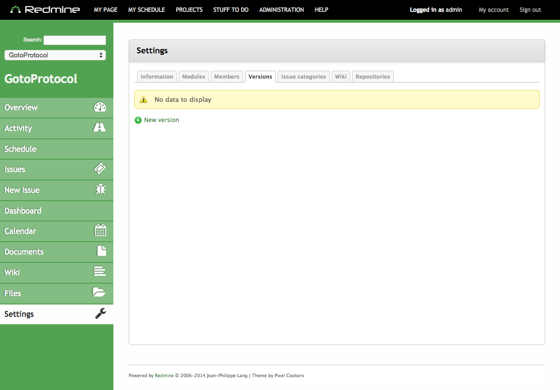 Sprints Redmine Manage